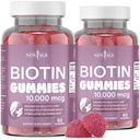 New Age Biotin Gummies - Rambut, Skin & Nails Gummies - 10.000 mcg