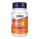 Suplemen SEKARANG, Vitamin B-12 1.000 mcg dengan Acid Folic, Kesehatan Sistem Gugup *, 100 Lozenges Chewable