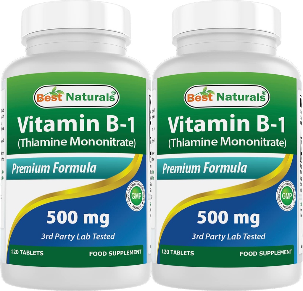 Terbaik Vitamin B1 Vitamin Sebagai Thiamine Mononitrate 500 mg Tablet (120 Cacah 2))