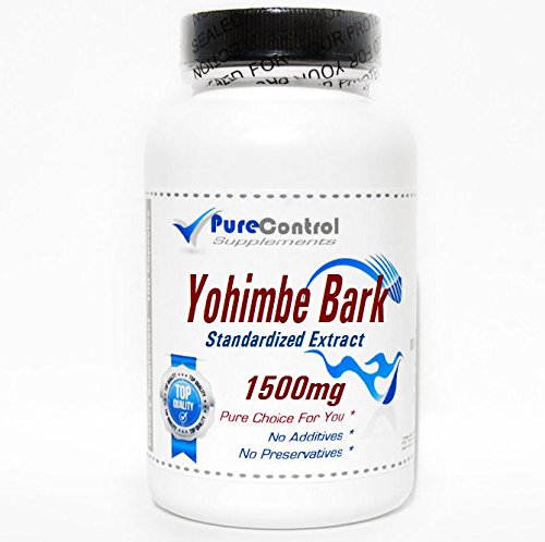 Yohimbe Bark Standardized Extract 1500mg / / 200 Capsules / / Pure / / oleh Suplemen PureControl