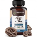Panjang umur Botanicals Organic Maitake Mushroom Extract Capsules (120) 124; konsentrasi 10: 1 Rasio 124; 100% Fruit Bodies = Grifla frondosa Natural Suplemen Untuk Kesehatan Gut & Imunity Support