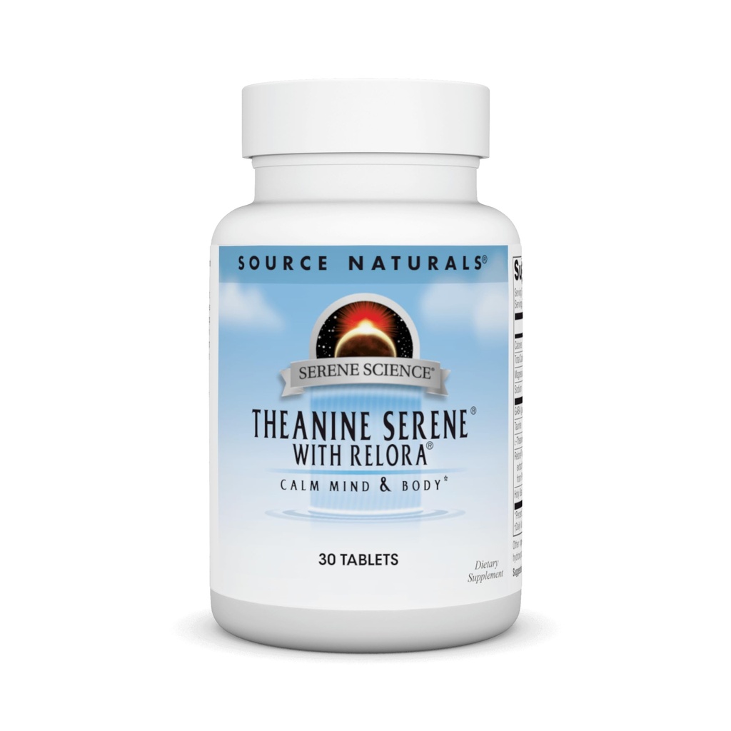 Serene Science Theanine Serene dengan Redora, Magnesium dan GABA - 30 tablet