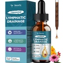 Lipomal Lymphatic Drainage Drops - 11 dalam 1 Organic Lymphaage Drainage Suplemen Lipomal dengan Burdock Root, Echinacea, Elderberry, Calendula, Cleavers Herb, Dandelion Support Lymphatic Health 2 FL.OZ