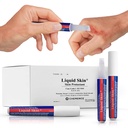 Liquid Bandage for Skin – Waterproof Skin Glue for Wound Closure, Flexible Liquid Barrier with Non-Sting Formula – Long-Lasting Liquid Bandage - 250 Count