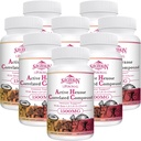 1500mg Lipomal Aktif Hexose Tambahan Korelasi, 960 Soft Gels Beta- Gcales dengan Ekstrak Mushroom Natural, Sistem Imune, Fungsi Liver, Mempertahankan Aktivitas Sel T-Killer