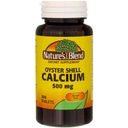 Nature 's Blend Oyster Shell Kalsium 500 mg Tablets - 100 ct, Paket 2