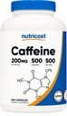 Pil Caffeine Nutricost, 200mg Per Serving (500 Caps)