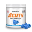ALLMAX Nutrition AMINOCUTS (ACUTS), Amino- Charged Energy Drink with Taurine, L-Carnitine, Green Coffee Bean Extract, Blue Raspberry, 36 Servings