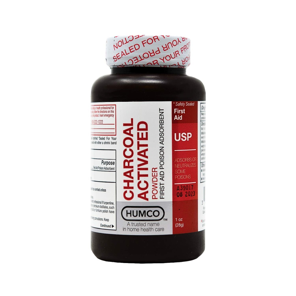 HUMCO Aktivated Arang Powder, USP, 1oz