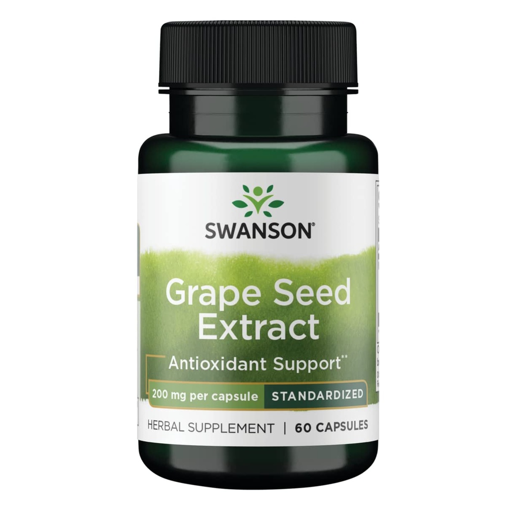 Swanson Hi Pot Grape Benih EXT STD 200MG 60CP