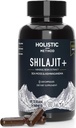 Himalaya murni Shilajit untuk Pria dan Perempuan - 120 Shilajit Resin Capsules dengan Laut Moss, Ashwagandha, Rhodiola dan Ginko Biloba - Probut Energi Boost & Imune Dukungan (120 Count)
