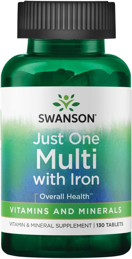 Swanson Century Formula Multivitamin dengan Iron 130 Tab