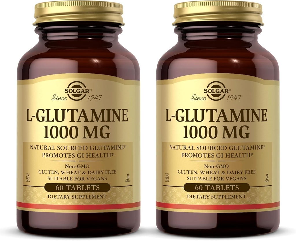Solgar L-Glutamine 1000 mg, 60 Tablet (Paket 2)