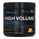 Volume Tinggi Pescience Stim-Free Pre Workout Popper, Nitric Oxide Booster dengan L Citrulline & L Arginine Nitrate, Non-Stim Pretraining for Men and Women, 36 Scoops, Sour Peach Candy