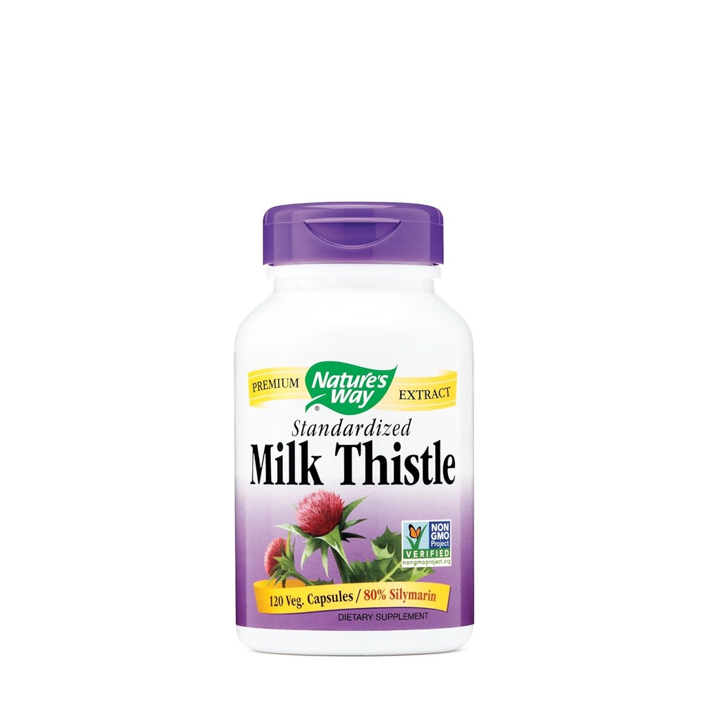 Natures Way Milk Thistle Standardied, 120 Count
