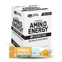 Optimum Nutrition Amino Energy Plus Hidration Packet, On-TheGo Caffene Stick Packs, Surfside Citrus, 25 Count