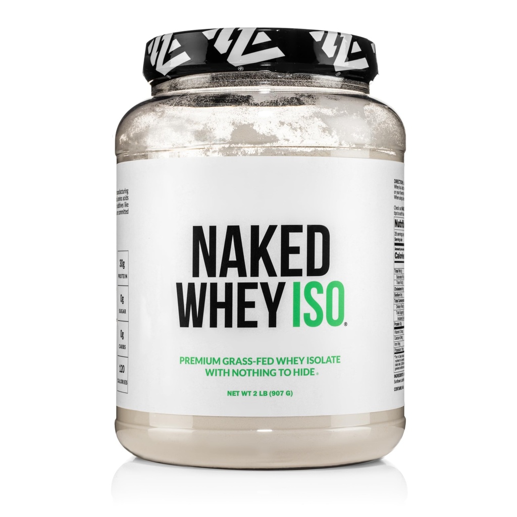 NADYD WHY Isolate Protein - Hanya 2 Ingreasi, 30g Grass- Fed Protein, Zero Carb, Unflashted, Non-GMO, No Soy, Gluten-Free, No Preservations - 28 Hamba