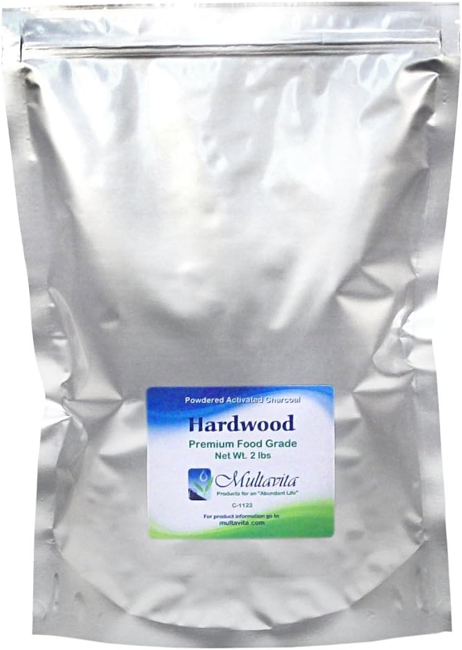 2 Lb Hardwood Aktivated Arang Powder di Mylar Bag