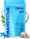 Handsome, Marine Collagen Tablet Enhanced with Aloe Vera, Hydrolyzed Collagen Sules for Men, 60 Capsules per Pouch