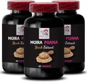 Dukungan Herbal - MUIRA PUAMA BARK EXTRACT - Synergy Energi, Endurance Lift, Revive, Energizing Blend, Daily Recharge, Focus Power, Lifestyle Activation 3 Bottles 180 Capsules