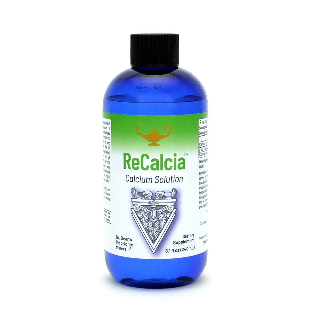 RNA ReSet ReCalcia - Liquid Calcium Supplement, High Absorpsi Pico- Ionic Formula, 8.1 Fl Oz (1-Pack)