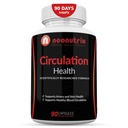 Suplemen Kesehatan Sirkulasi Darah untuk Kesehatan Vein & Artery - L-Arginine, Ginger Root, Hawthorn & Diosmin Cardiovaskular Suplemen Sirkulasi Alam - 90 Capsules oleh Neonutrix