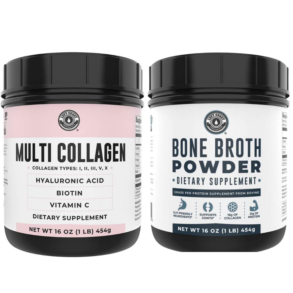 Performance Pure Bone Broth dan Multi Collagen Powder untuk Joint, Hair, Skin, dan Nails Support