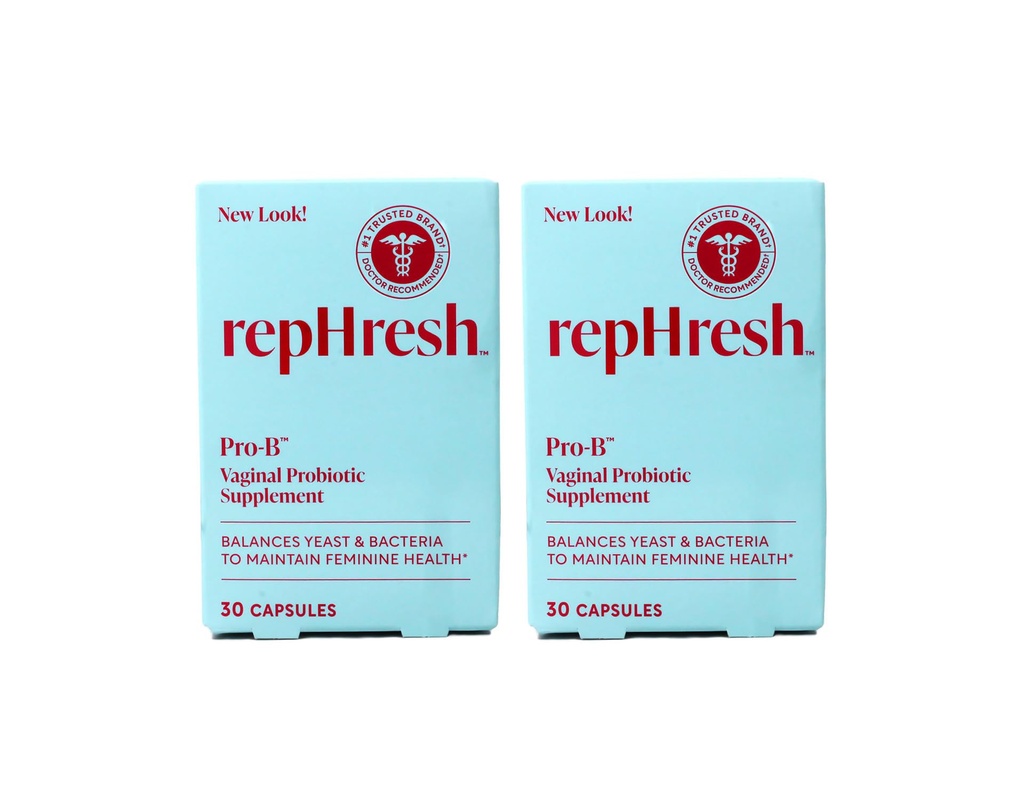 RepHresh Pro- B Vaginal Probiotic Suplement, 30 Capsules, Paket 2