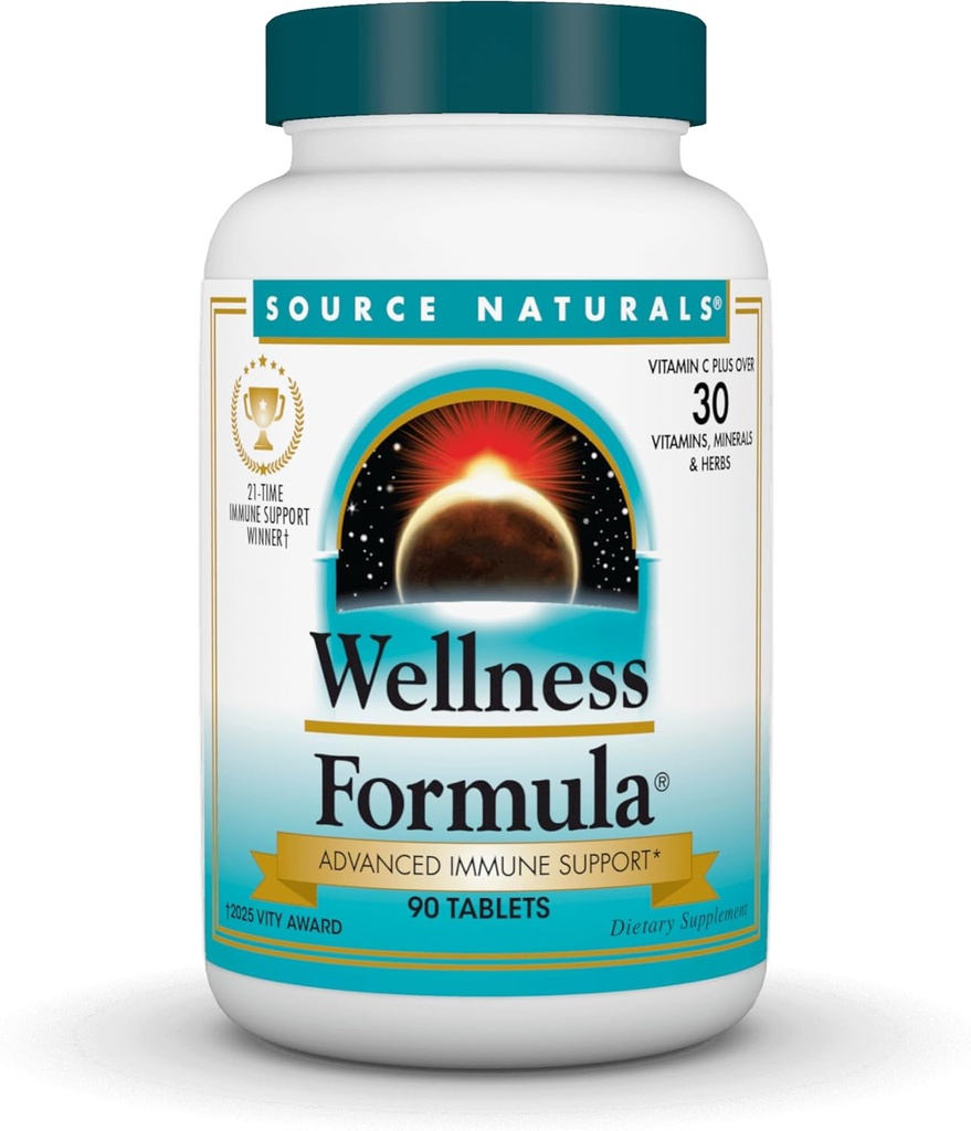 Sumber: Wellness Formula Bio- Aligned Vitamin & Herbal Pertahanan - Imune System Supplemen & Imunity Booster * - 90 Tablet
