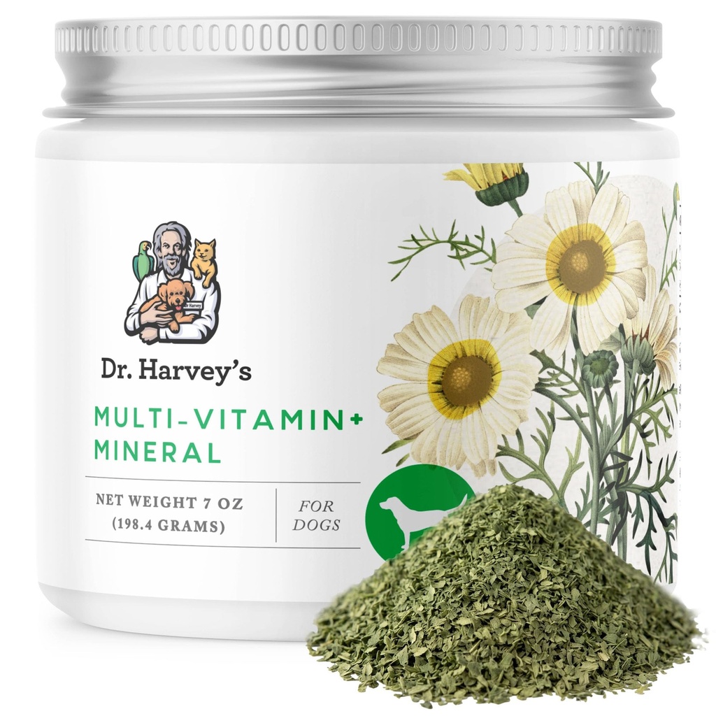 Dr Harvey Herbal Multi- Vitamin dan Mineral Suplemen untuk Dogs (7 Ounces)