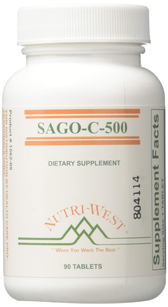 Nutri- West - Sago- C-500 90 Tablet