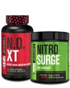 Bracked Factory Pre Workout Stack - N.O XT Nitric Oxide Booster & NITROSURGE High Energy Pre Workout Fuel