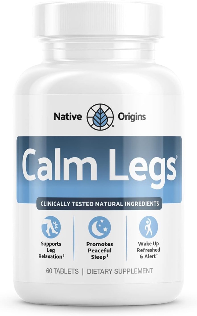 Natural for Natural Itching, Crawling, tingling and Agited Leg with Iron, Magnesium, and Valerian Root (60 Tablet)...