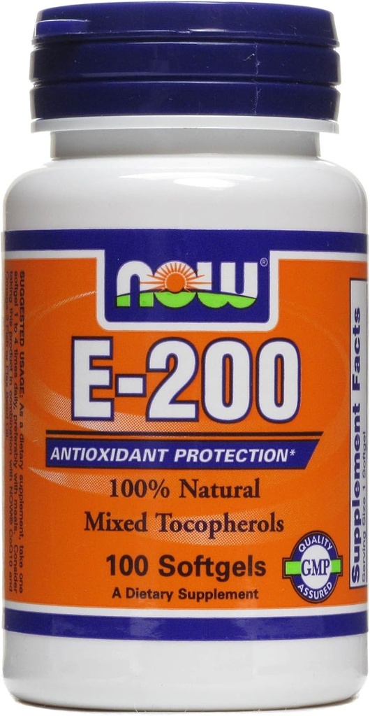 Vitamin E-200 IU 100 Softgels (Paket 2)