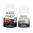 Bundle Host Defense dengan Stamets 7, 120 Count & Lion 's Mane Capsules, 30 Count - Dukung Ketahanan Kesehatan & Fungsi - Dukung Kesehatan Otak, Memori & Fokus *