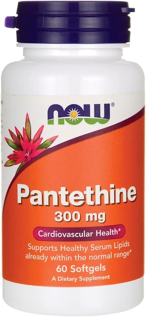 Now Foods Pantethy 300mg 60 Sgels by Now Foods, 1.0 Count