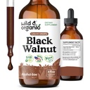"Wild & Organic Black Walnut" - "Detox Cleanse w / Black Walnut Hull Extract" - "Herbal Cleanse Detox" dan "Digetical Wells" - "Vegan", Sugar & Alcohol- Free "-" 4 fl oz "