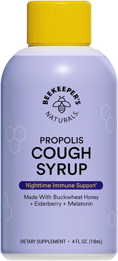 - Ekstrak Elderberry, Ekstraksi Bee Propolis, Buckwheat Honey - Dukungan kekebalan, 4 oz
