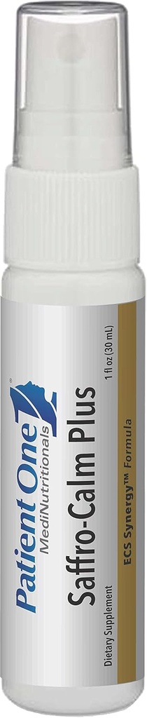 Pasien Satu Saffro- Tenang Plus 124; Oral Spray Suplemen untuk mendukung Positif Mood dan Healthy Stress Response * Affron dan Echinacea 124z