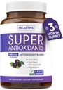 Suplemen Super Antiokhidants untuk Perempuan & Pria - Potency Herbal & Fruit & Blend dengan Acai, Goji, Pomegranate, Elderberry & Resveratrol untuk Skin Care & Imune Dukung - Vegan & Non-GMO - 180 Capsules