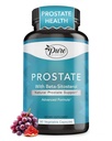 Pure By Nature Prostate Suplement for Men, Beta Sitosterol Prostat Health Suplement with Zinc for Urinary Trakte Support, Ease Frequent Urination & Imient Sleep, Gluten- Free, Non-GMO 90 Capsules