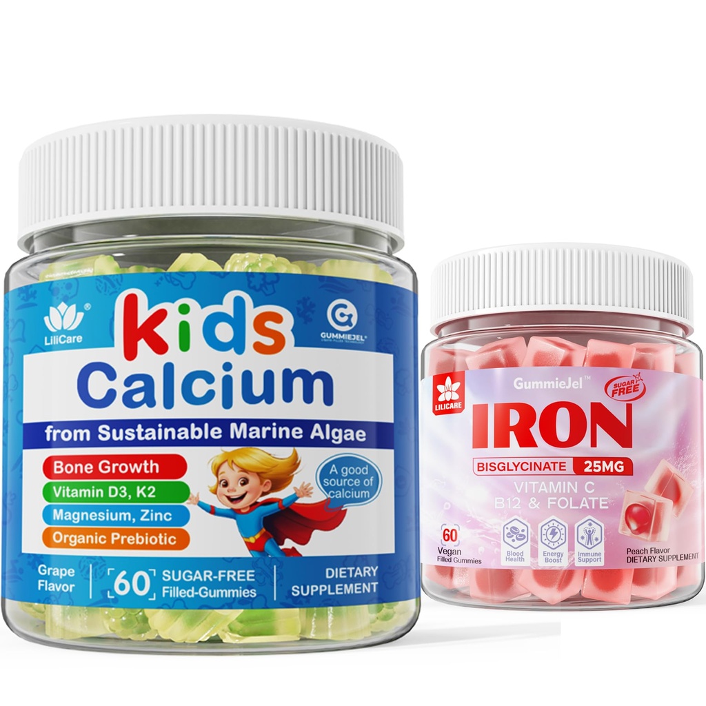 Bundle - Anak-anak Kalsium + Vegan Besi