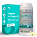 Suplemen Vegan Omega 3 - EPA, DHA Suplemen & Vitamin D3