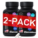 Kompleks Amino Acids untuk Pria & Perempuan - Advanced Workout Power & Recout Formula - Vegan BCAA Amino Acid Suplemen dengan Semua 9 Branch Chain Espines Aminos - 240 Keto Friendly EA BCAA Pills