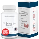 Dr Westin Childs - T3 Conversion Booster - Thyroid Dukungan untuk Perempuan dengan Hypotyroidism & Hashimoto - Iodin, Ashwagandha, Guggul Ekstrak, Selenium & Zinc Kompleks - 60 Servings