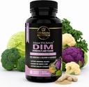 Tambahan DIM dengan Brokoli Extract dan BioPerine - Dukungan Alami Hormone untuk Perempuan dan Pria - Estrogen Keseimbangan - Menopause, Acne - 60 Vegetarian Capsules dengan Kalsium D- Glucarate