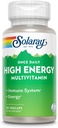 SOLARAMY Sekali Seharian Tinggi Energi Multivitamin untuk Perempuan dan Pria - Suplemen Energi - Dukungan kekebalan w / Vitamin C, A, D dan E, Vitamin B Kompleks, Trace Mineces, 60- Hari Jaminan, 30 Serv, 30 VevCaps