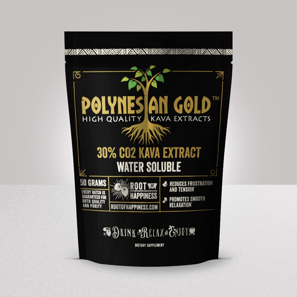 Polinesia Gold ™ Water Soluble Co2 Kava Extrat- 50g Bag