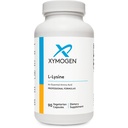 XYMOGEN L-Lysine 1000mg Capsules - Amino Acid Suplement untuk Dukungan Sintesis Collagen, Menyediakan keseimbangan ke Intake Tinggi Arginine (90 Capsules)