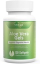 Aloe- Vera Gel-Softgel Small- Tambahan Nutronal - Kapsul - 120Count Gut Health Support Digetical Comfort Aciach Acient Natural Supplemen